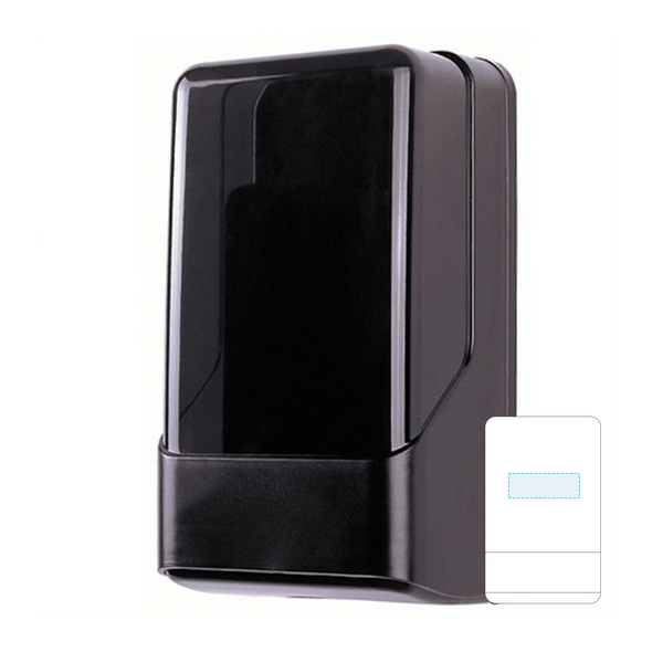 Toilet Paper Dispenser "Sheet by Sheet" Smoked Black ABS Toilet Paper Dispenser "Sheet by Sheet" Smoked Black ABS